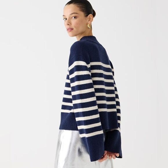 J Crew Chunky Crewneck Sweater in Supersoft Yarn NWT - Picture 4 of 11